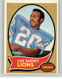 1970 Topps Football #075 Lem Barney Lions EX-MT 373220