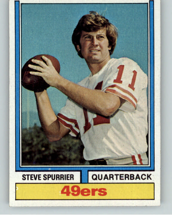 1974 Topps Football #215 Steve Spurrier 49ers EX-MT 373292