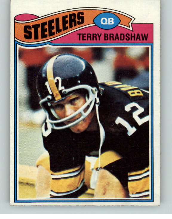 1977 Topps Football #245 Terry Bradshaw Steelers EX-MT 373343
