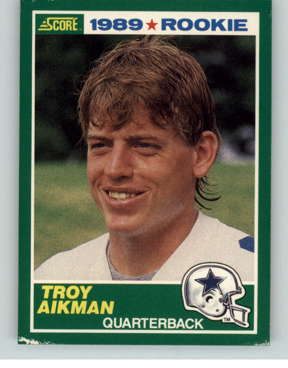 1989 Score #270 Troy Aikman Cowboys VG-EX 373480