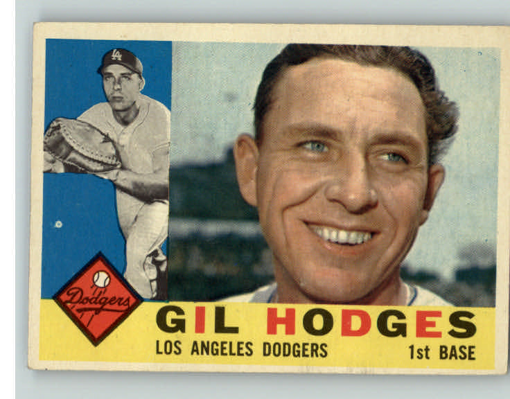 1960 Topps Baseball #295 Gil Hodges Dodgers EX-MT 373753