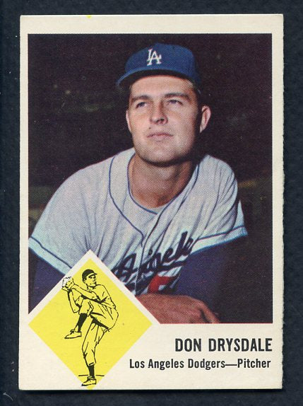 1963 Fleer Baseball #041 Don Drysdale Dodgers EX-MT 375130