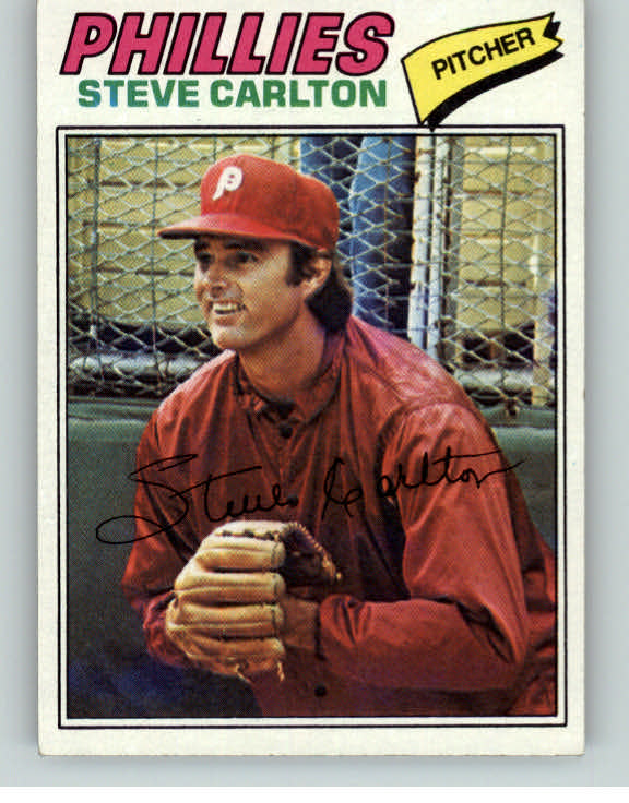 1977 Topps Baseball #110 Steve Carlton Phillies EX-MT 375212