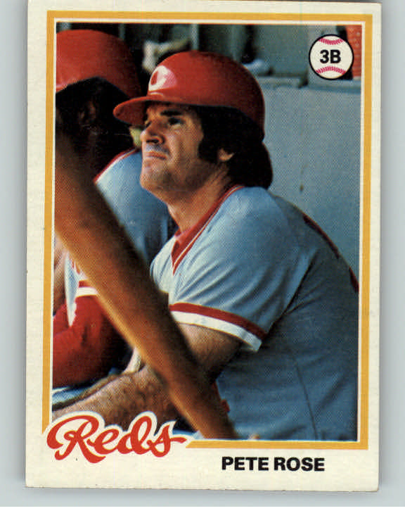1978 Topps Baseball #020 Pete Rose Reds EX-MT 375262
