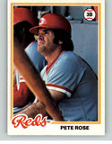 1978 Topps Baseball #020 Pete Rose Reds NR-MT 375265