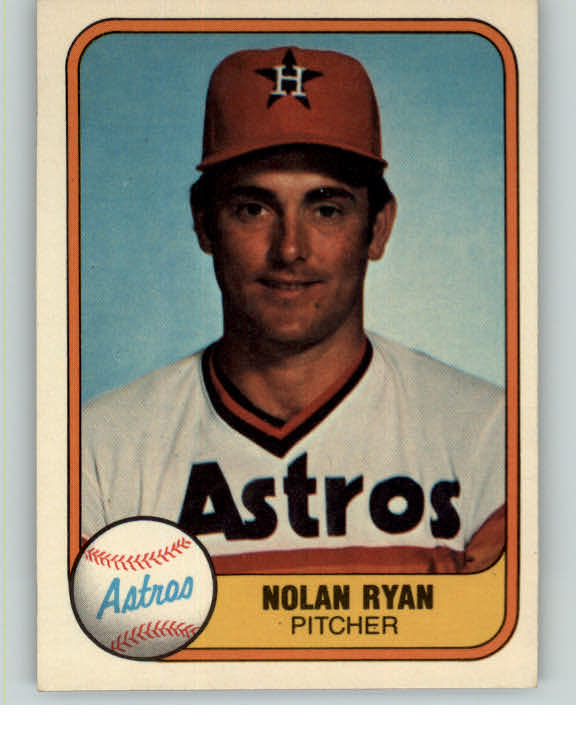 1981 Fleer Baseball #057 Nolan Ryan Astros NR-MT 375573