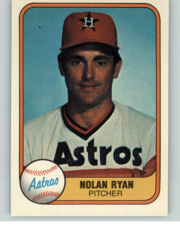 1981 Fleer Baseball #057 Nolan Ryan Astros EX-MT 375576