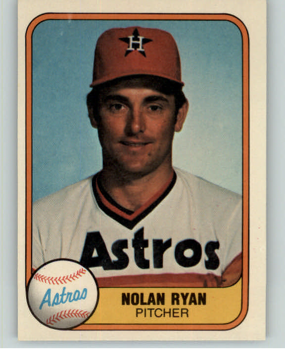 1981 Fleer Baseball #057 Nolan Ryan Astros EX-MT 375578