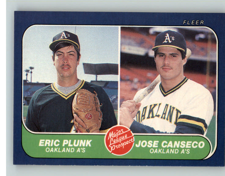1986 Fleer Baseball #649 Jose Canseco A's NR-MT 375631