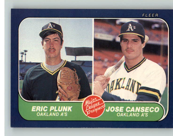 1986 Fleer Baseball #649 Jose Canseco A's EX-MT 375638