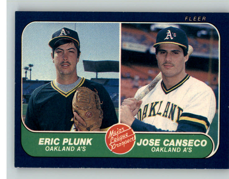 1986 Fleer Baseball #649 Jose Canseco A's EX-MT 375640
