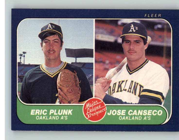 1986 Fleer Baseball #649 Jose Canseco A's EX-MT 375642
