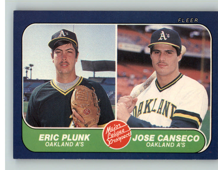 1986 Fleer Baseball #649 Jose Canseco A's EX-MT 375643
