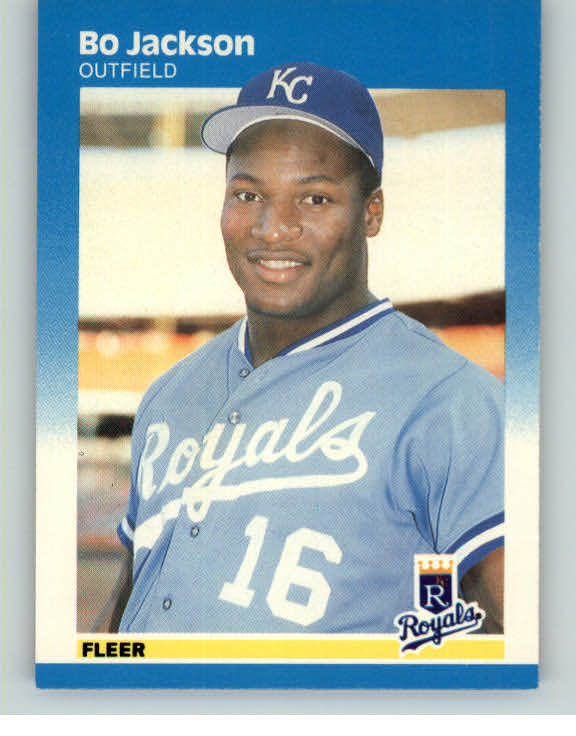 1987 Fleer Baseball #369 Bo Jackson Royals EX-MT 375659