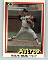 1981 Donruss Baseball #260 Nolan Ryan Astros EX-MT 375682
