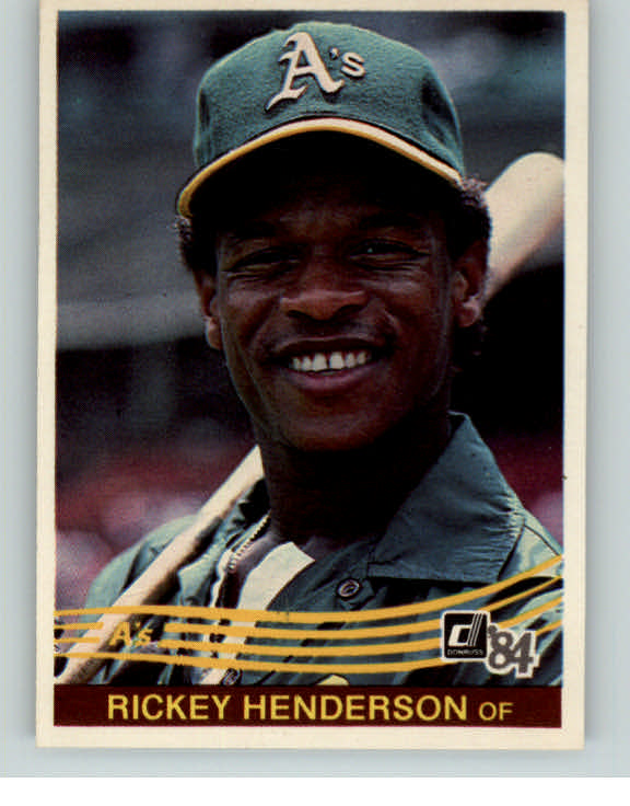 1984 Donruss Baseball #054 Rickey Henderson A's NR-MT 375710