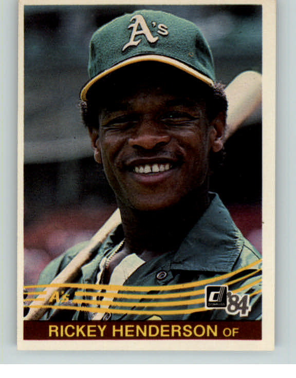1984 Donruss Baseball #054 Rickey Henderson A's NR-MT 375711