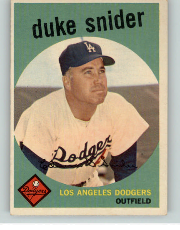 1959 Topps Baseball #020 Duke Snider Dodgers EX-MT 375962