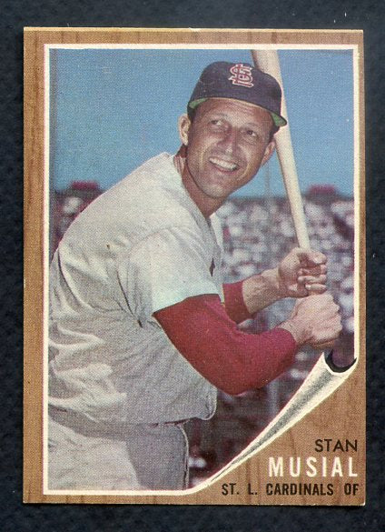 1962 Topps Baseball #050 Stan Musial Cardinals NR-MT 376329