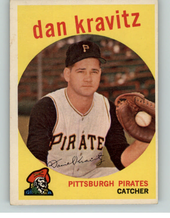 1959 Topps Baseball #536 Danny Kravitz Pirates EX-MT 377071