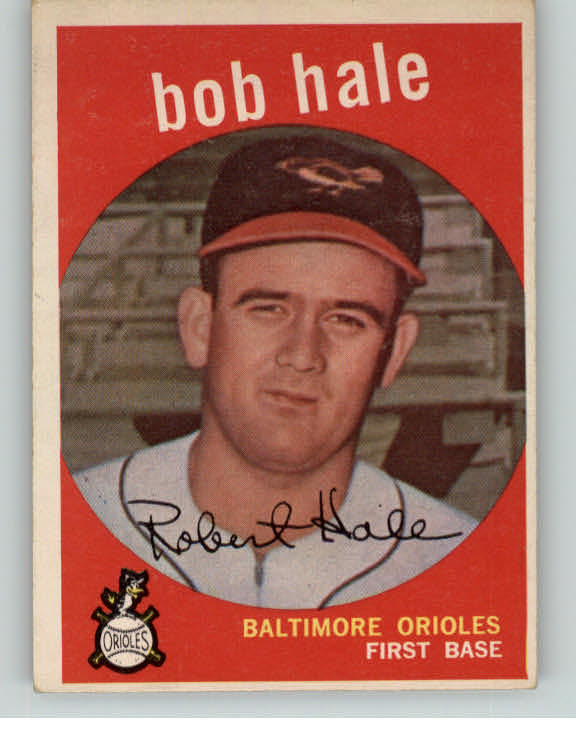 1959 Topps Baseball #507 Bob Hale Orioles EX 377162