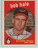 1959 Topps Baseball #507 Bob Hale Orioles EX 377164