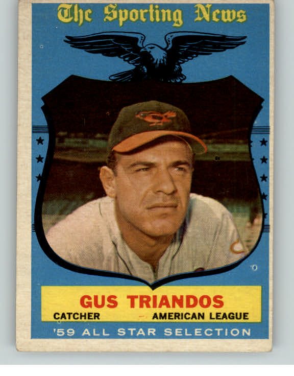 1959 Topps Baseball #568 Gus Triandos A.S. Orioles VG-EX 377165