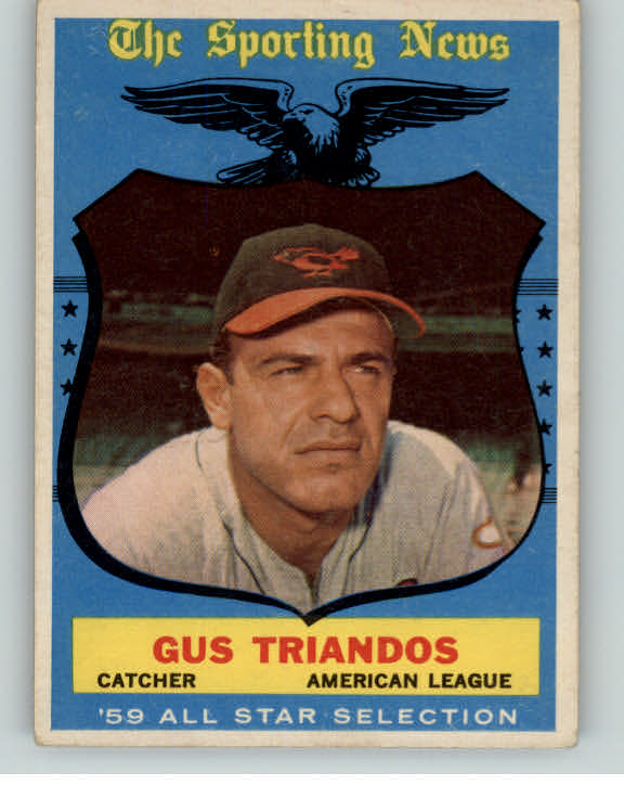 1959 Topps Baseball #568 Gus Triandos A.S. Orioles VG-EX 377166