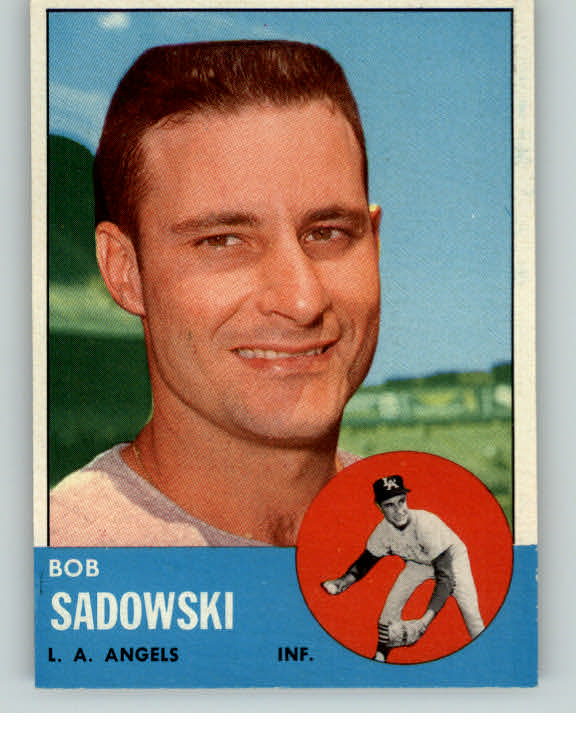 1963 Topps Baseball #568 Bob Sadowski Angels NR-MT 377560