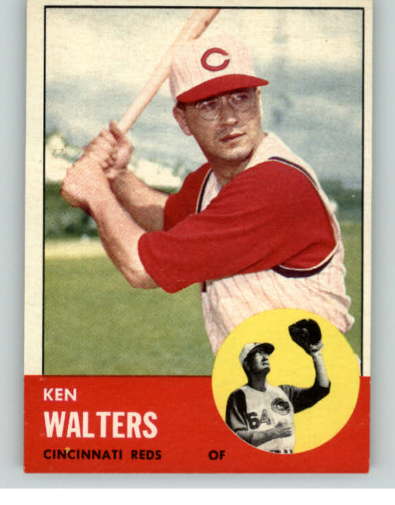 1963 Topps Baseball #534 Ken Walters Reds NR-MT 377567