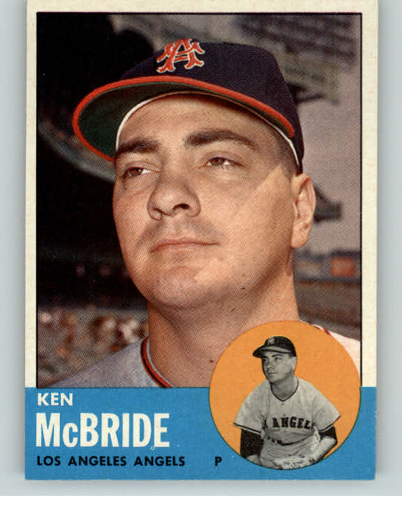 1963 Topps Baseball #510 Ken McBride Angels NR-MT 377570