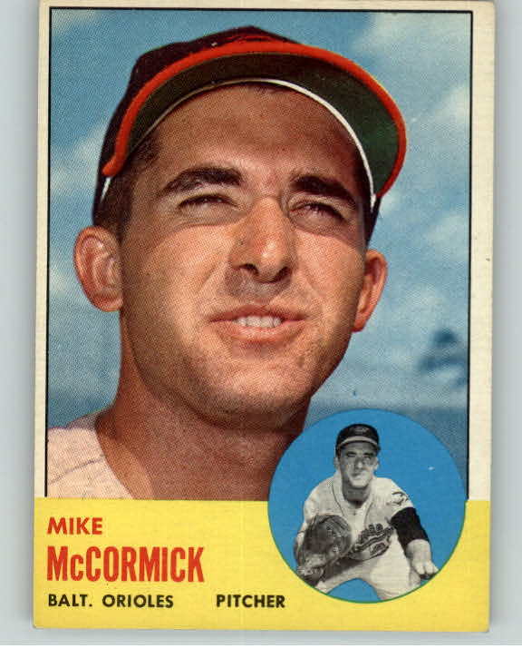 1963 Topps Baseball #563 Mike McCormick Orioles EX-MT 377596