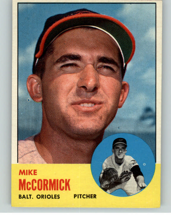1963 Topps Baseball #563 Mike McCormick Orioles EX-MT 377597