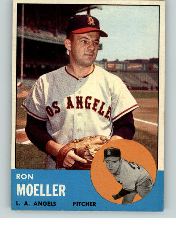 1963 Topps Baseball #541 Ron Moeller Angels EX-MT 377631