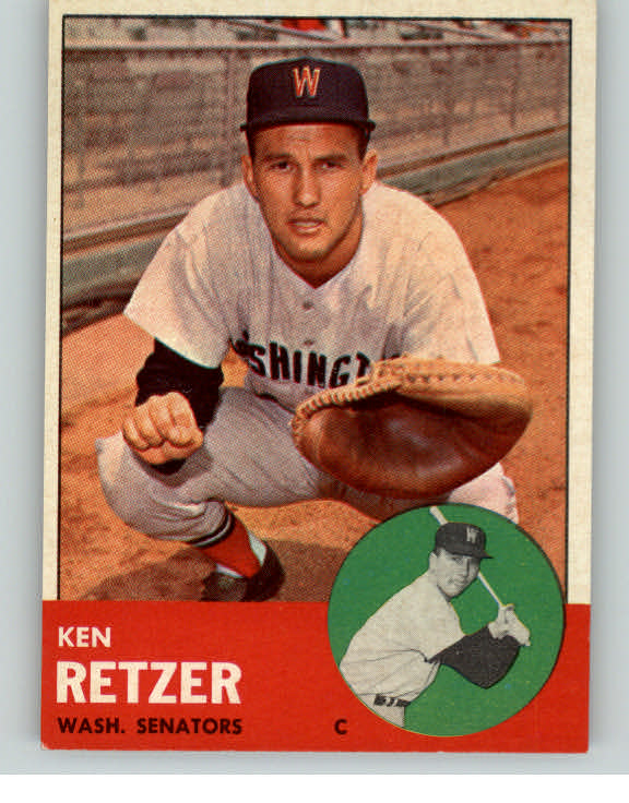1963 Topps Baseball #471 Ken Retzer Senators EX-MT 377697