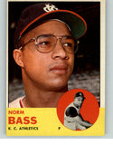 1963 Topps Baseball #461 Norm Bass A's EX-MT 377711