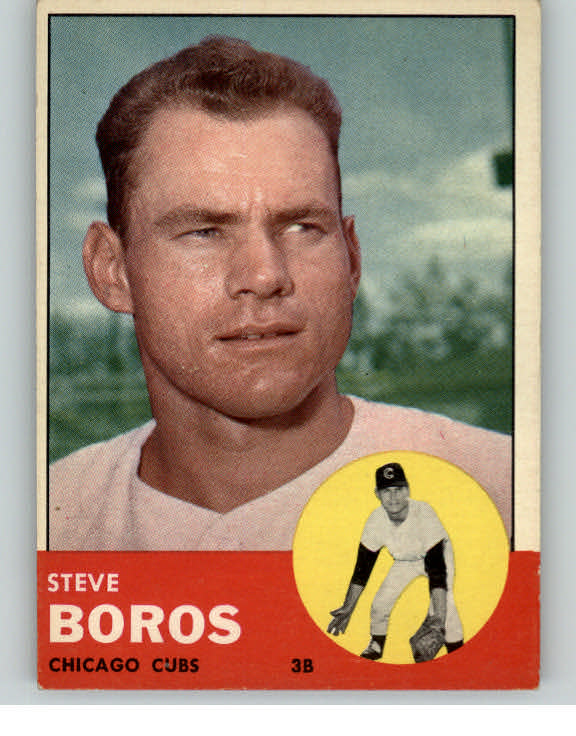 1963 Topps Baseball #532 Steve Boros Cubs EX 377750