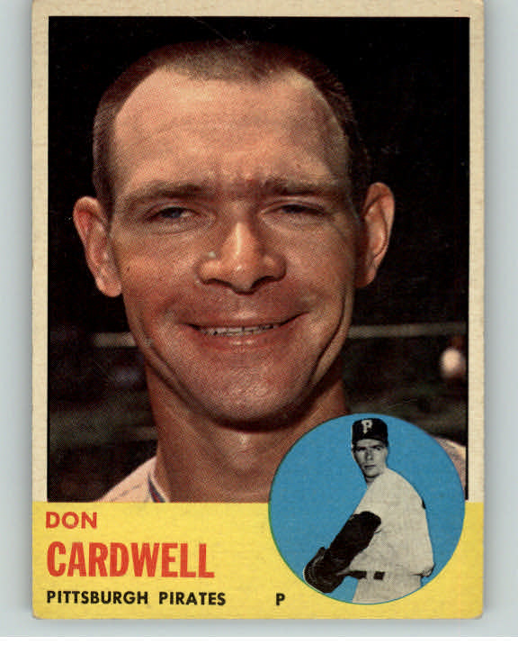 1963 Topps Baseball #575 Don Cardwell Pirates VG-EX 377799