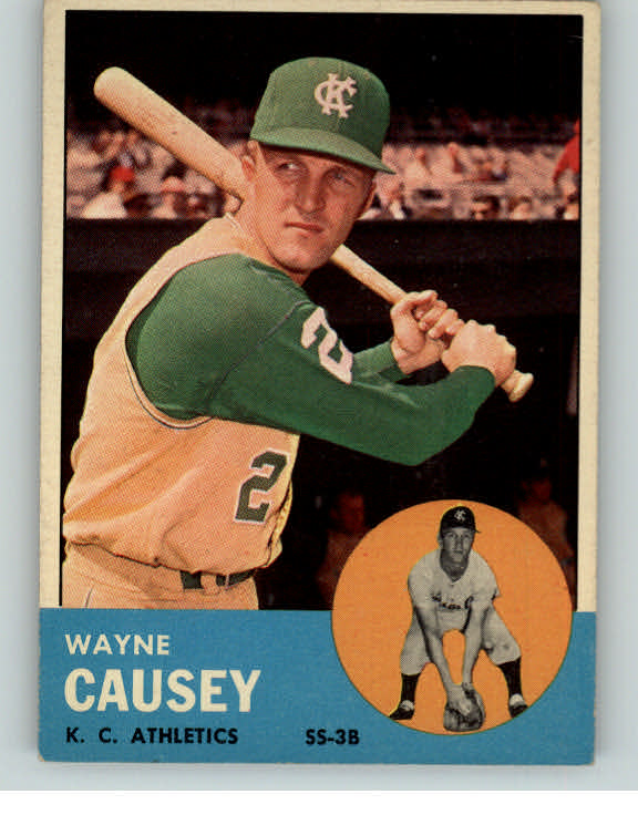 1963 Topps Baseball #539 Wayne Causey A's VG-EX 377811