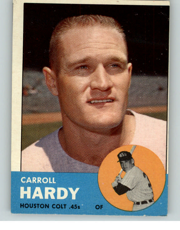 1963 Topps Baseball #468 Carroll Hardy Colt .45s VG-EX 377834
