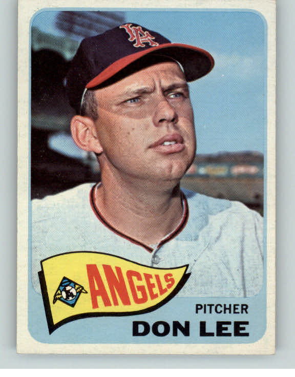 1965 Topps Baseball #595 Don Lee Angels EX-MT 377920