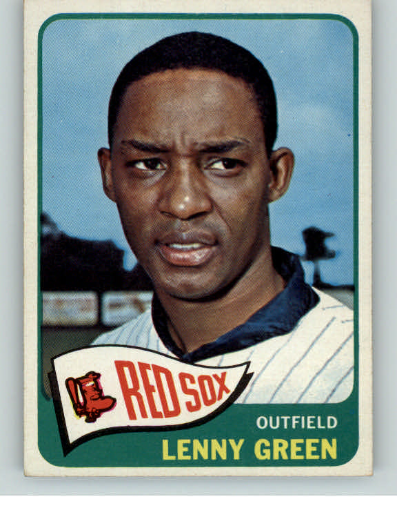 1965 Topps Baseball #588 Lenny Green Red Sox EX-MT 377922