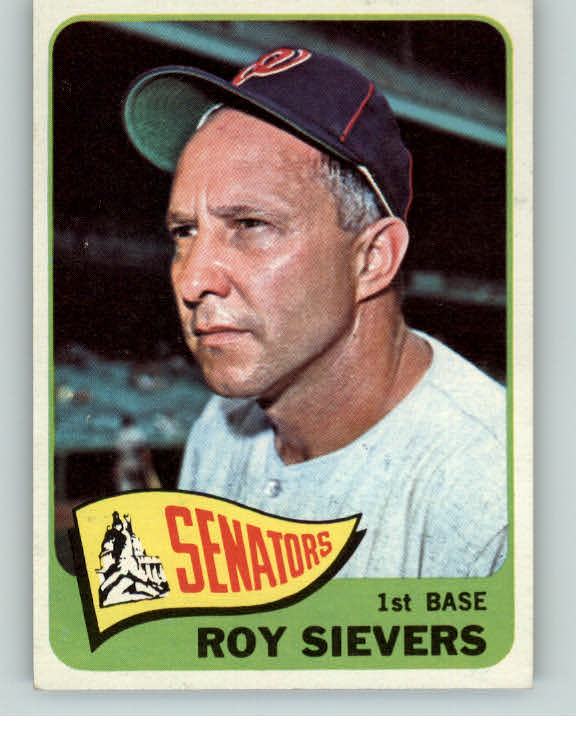 1965 Topps Baseball #574 Roy Sievers Senators EX-MT 377936