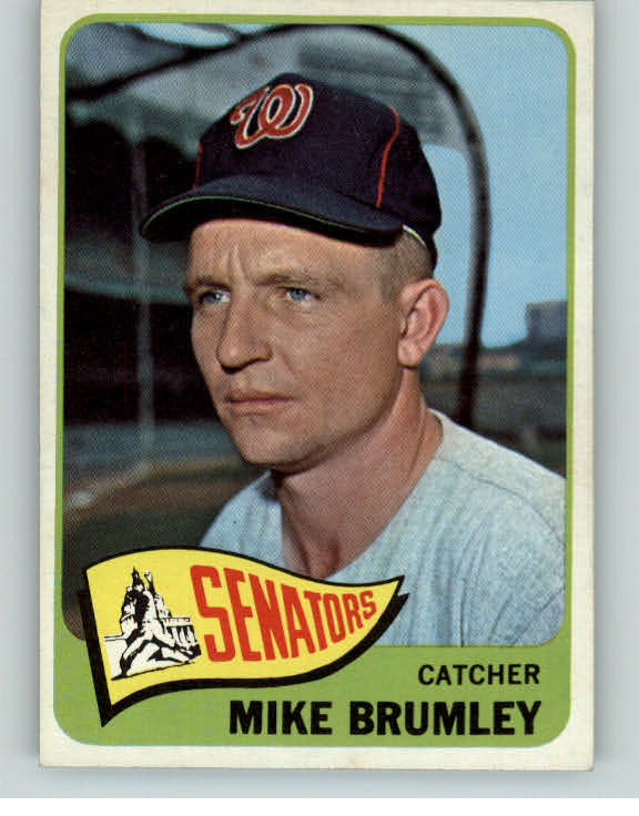 1965 Topps Baseball #523 Mike Brumley Senators EX-MT 377945