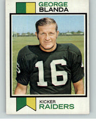 1973 Topps Football #025 George Blanda Raiders EX-MT 379982