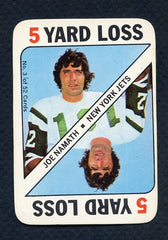 1971 Topps Football Game #003 Joe Namath Jets EX 380104