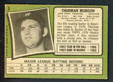1971 Topps Baseball #005 Thurman Munson Yankees VG 380725