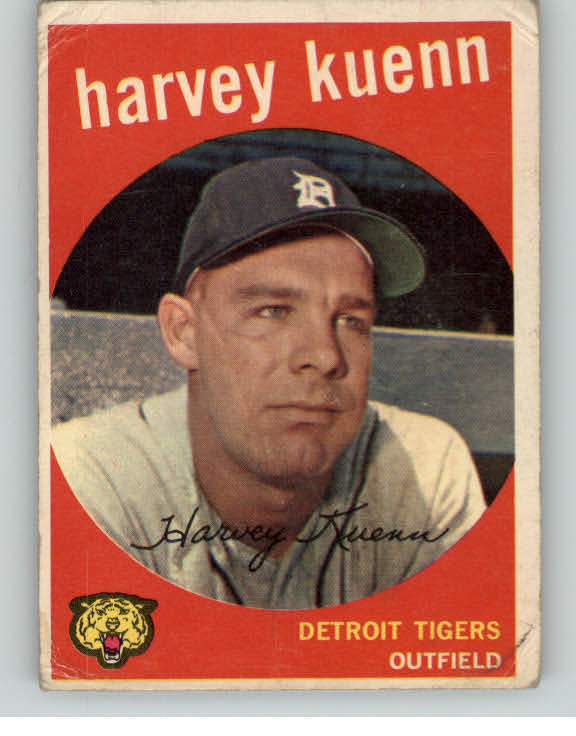 1959 Topps Baseball #070 Harvey Kuenn Tigers VG-EX 382338
