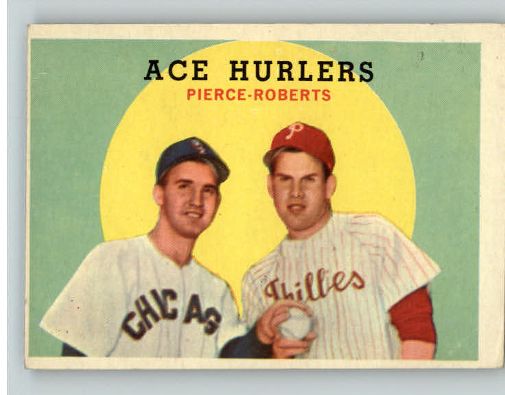 1959 Topps Baseball #156 Robin Roberts Billy Pierce EX 382487