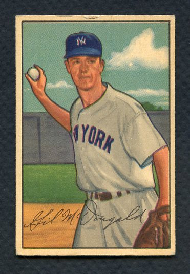 1952 Bowman Baseball #033 Gil McDougald Yankees EX 382666